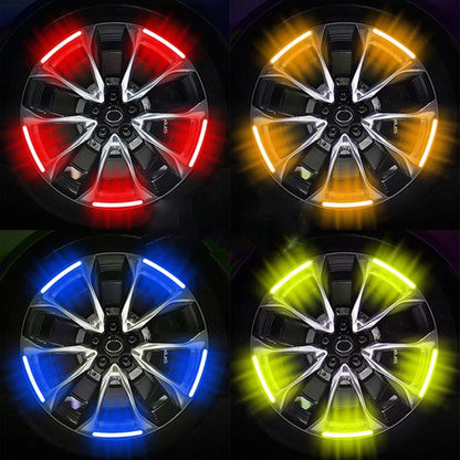 Colorful Car Wheel Reflective Strip